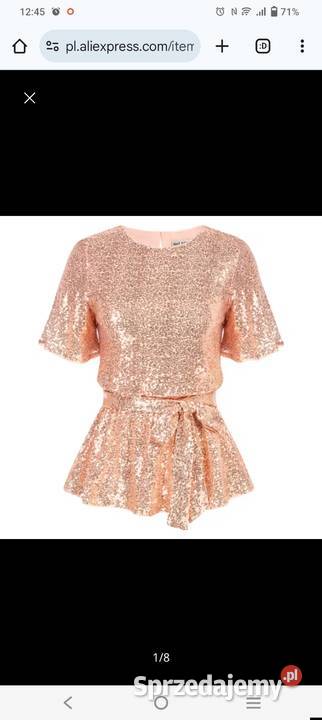 Bluzka w cekiny Grace Karin M pomorskie Kwidzyn