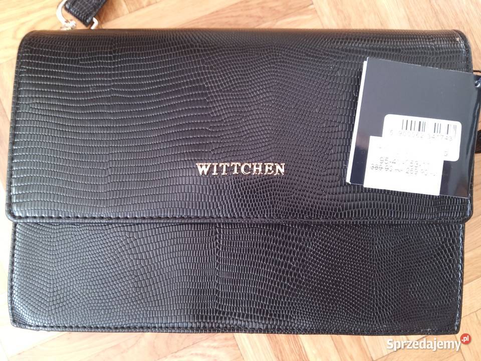 Torebka damska Wittchen czarna z połyskiem