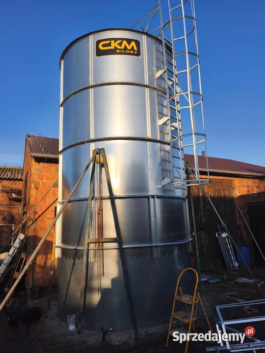 Silos zbożowy lejowy 30 ton Polski Szybki termin opolskie