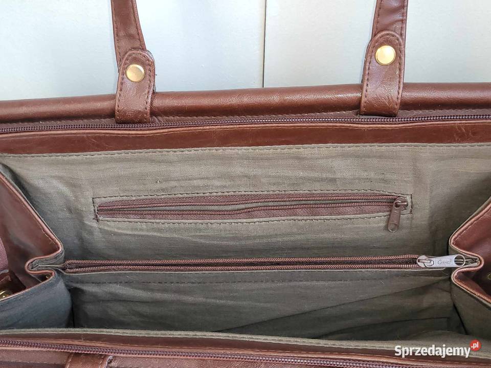 Duża torba brązowa na ramię Warszawa