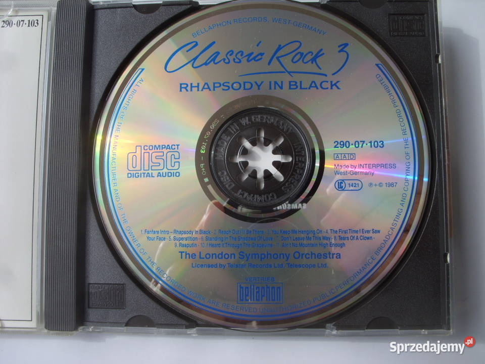 Rock CD CLASSICS ROCK 3 RAPSODY 1987 Wołów