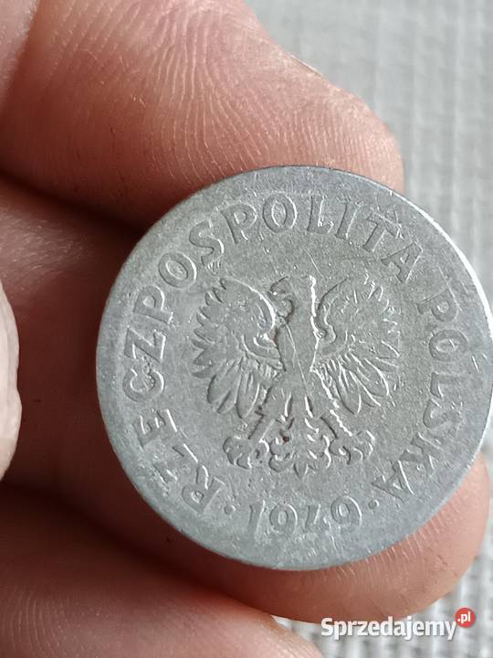 sprzedam monete 50 groszy 1949 mala skretka ttt Numizmatyka Antyki, Sztuka, Kolekcje Chełm