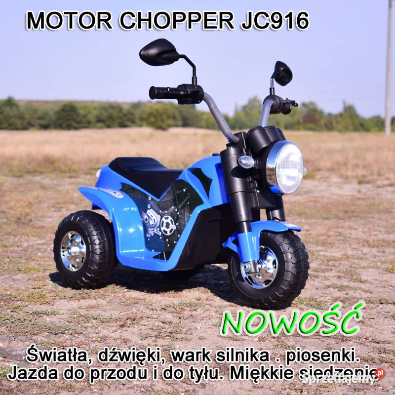 Pierwszy motorek MOTOR CHOPPER NA AKUMULATOR śląskie