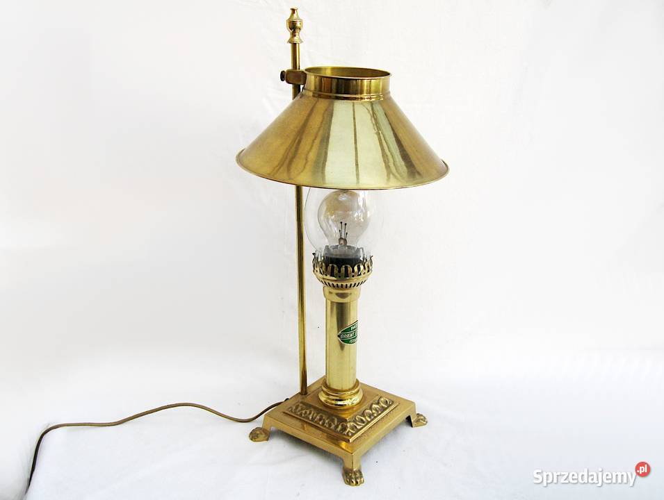 Lampka nocna mosiądz Paris expres Szczecinek sprzedam