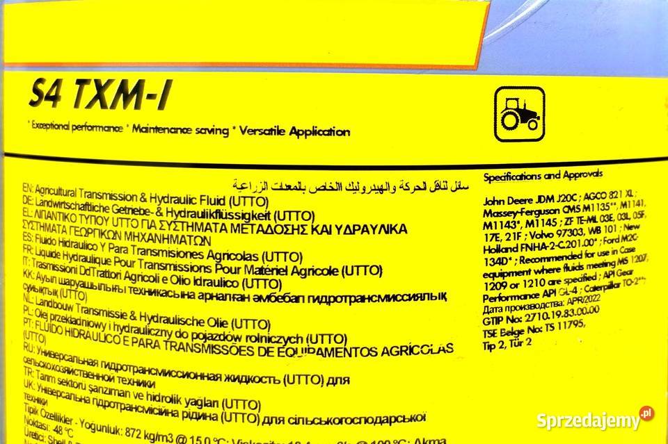 Olej Shell Spirax Limanowa