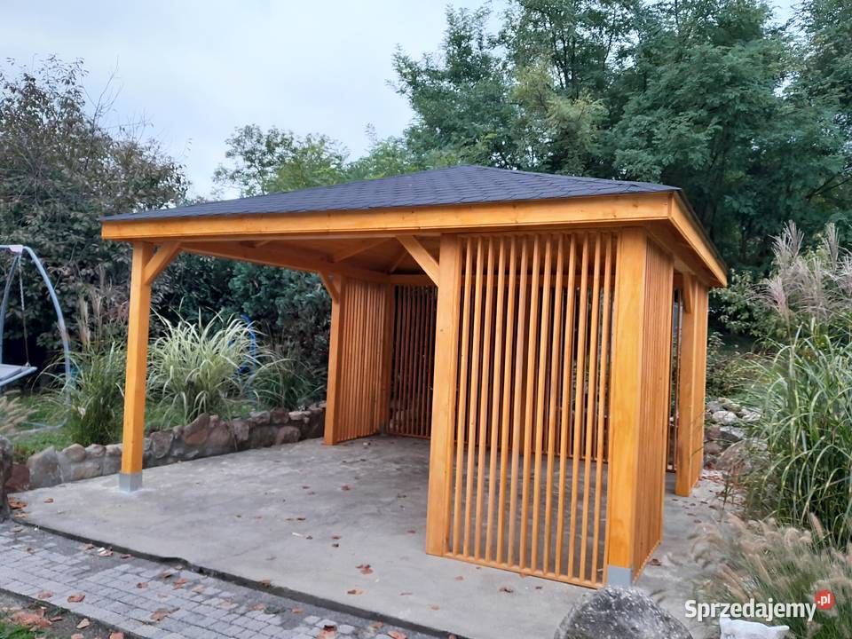 Altanka ogrodowa architektura drewniana dolnośląskie Bolesławiec