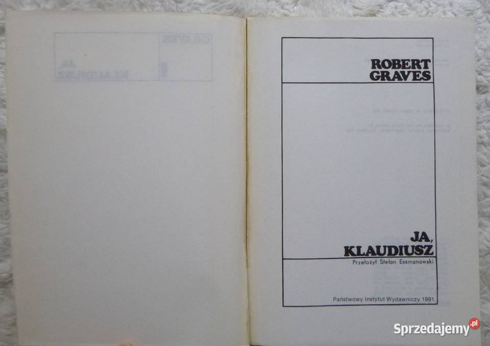 Ja Klaudiusz Robert Graves Warszawa