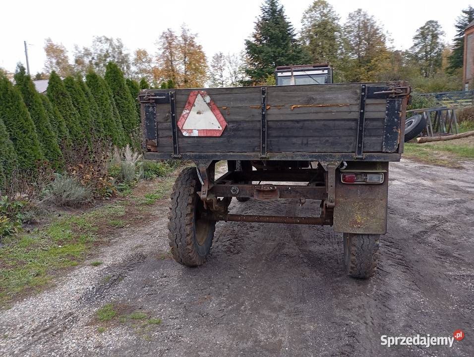 Sprzedam przyczepę d 35 sztywna Rolnictwo sprzedam