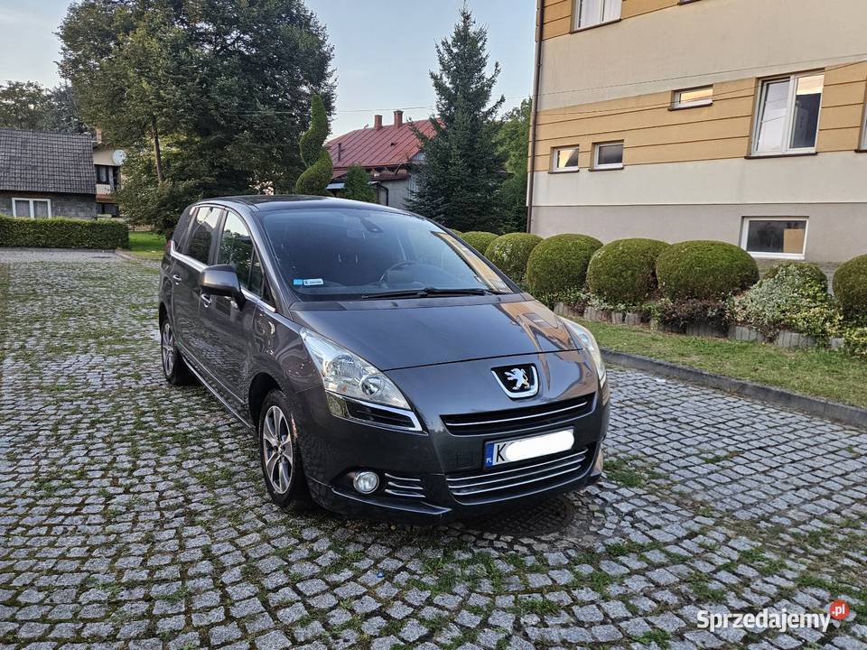 Peugeot 5008 2010r 16Hdi Navi Panorama Alufelgi Zarejestrowany w Polsce Ryglice