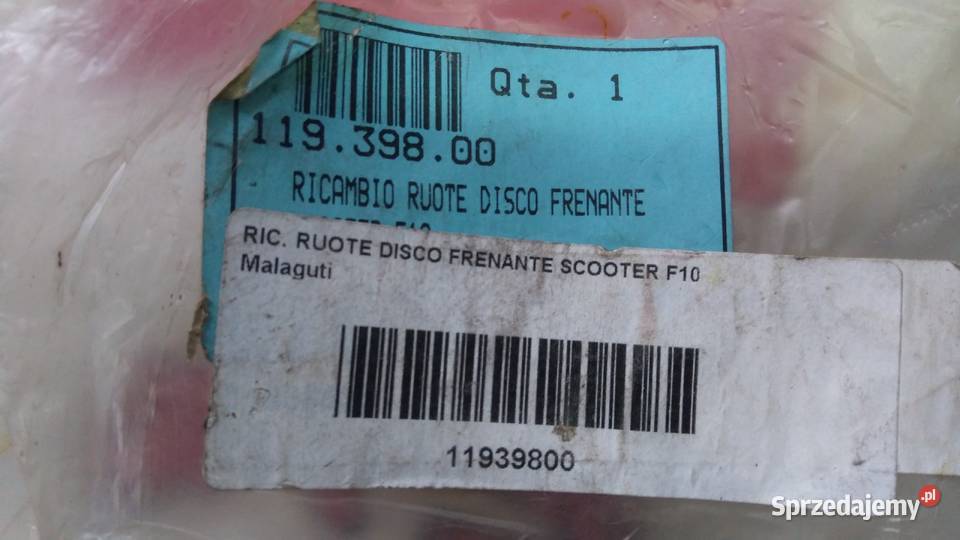 Tarcza hamulcowa oryginalna Malaguti F10 Bielsk Podlaski