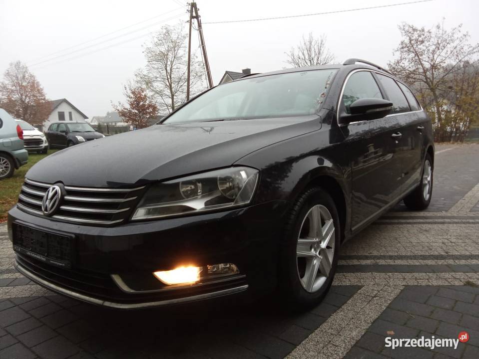 VW PASSAT KOMBI 20TDI140 2013R CZARNY METALIK sprowadzony Kościerzyna