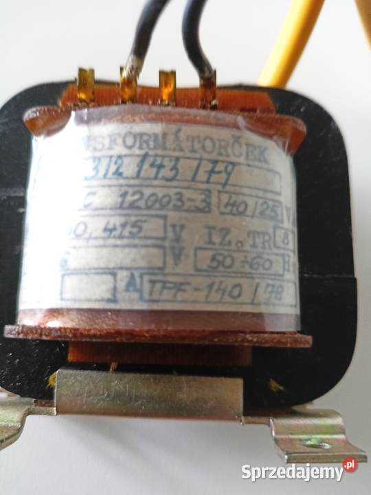 Transformator sieciowy 220380415V2436Vz PRL Łódź