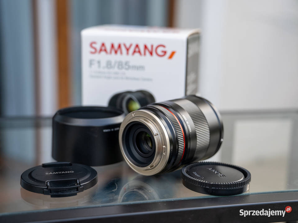 Samyang 85mm f18 APSC portretowy jasny świetny Elektronika