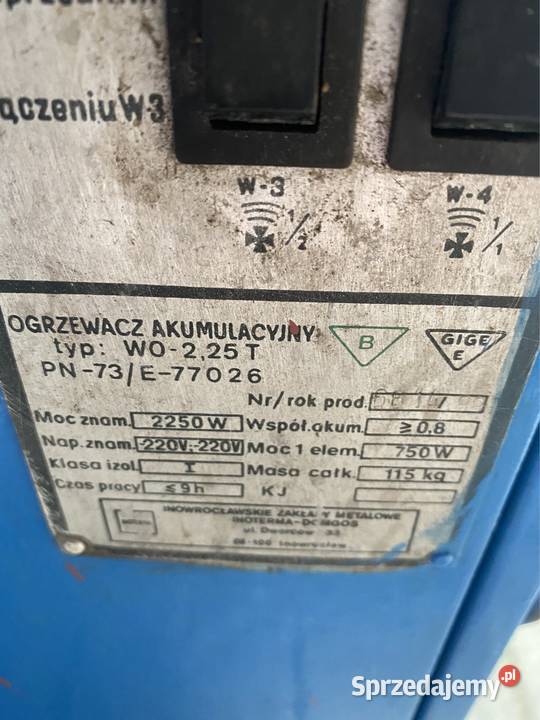 OGRZEWACZ AKUMULACYINY Mińsk Mazowiecki