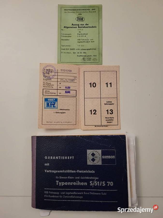 SIMSON S51 ORYGINAŁ Skorocice