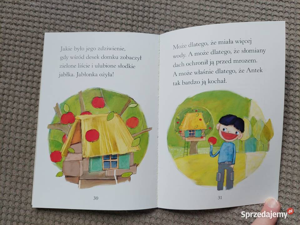 nauka czytania Antek i stara jabłonka E Zarębska Książki dla dzieci małopolskie Kraków