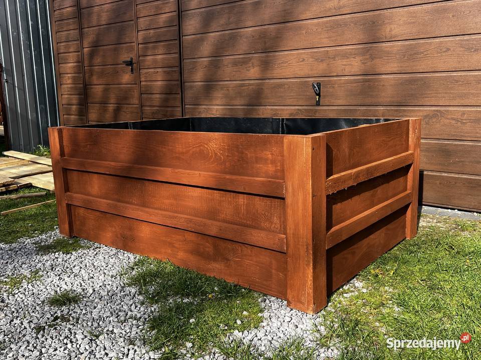 Skrzynie drewniane do sadzenia warzyw kwiatów Skrzynie ogrodowe Suchedniów sprzedam