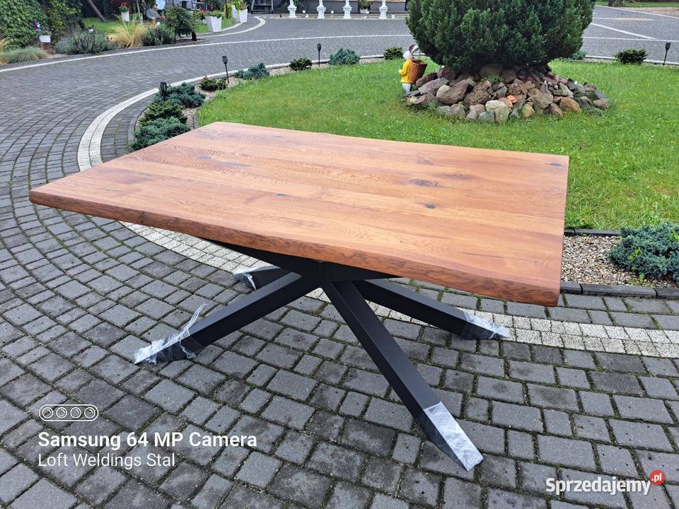 STÓŁ LOFT INDUSTRIAL Z DĘBU Czersk