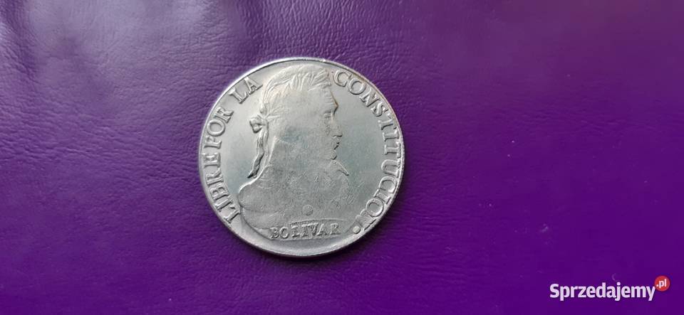 MonetaNumizmatKopia 8 SOLES 1835 BOLIVAR Boliwia