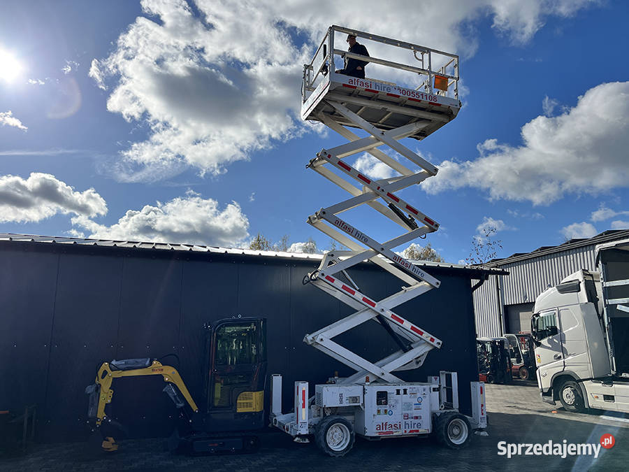 Zwyżka nożycowa terenowa Genie GS4069 RT 1412 m sprzedam