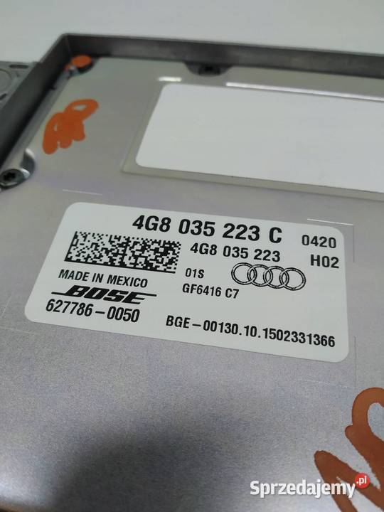 WZMACNIACZ BOSE 4G8035223C Audi A7 I 20102018 4G Wyposażenie elektryczne
