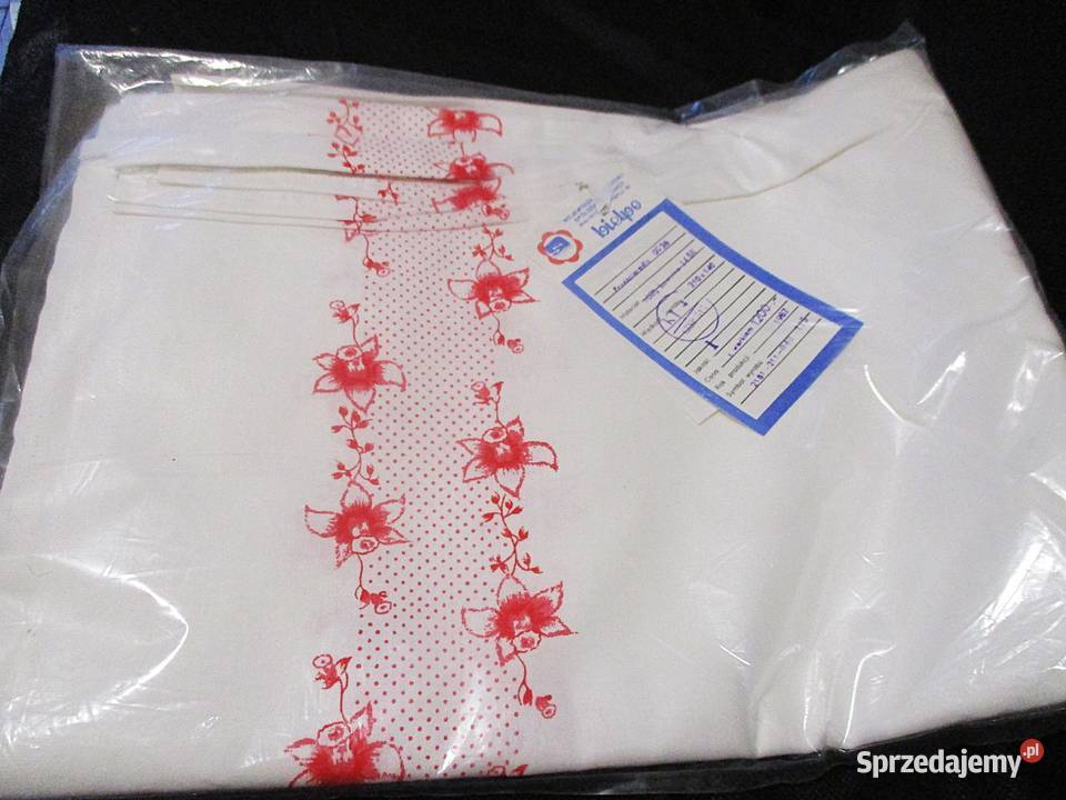Prześcieradło Bawełna 140210 Nowe PRL 1987 r Nieporęt sprzedam