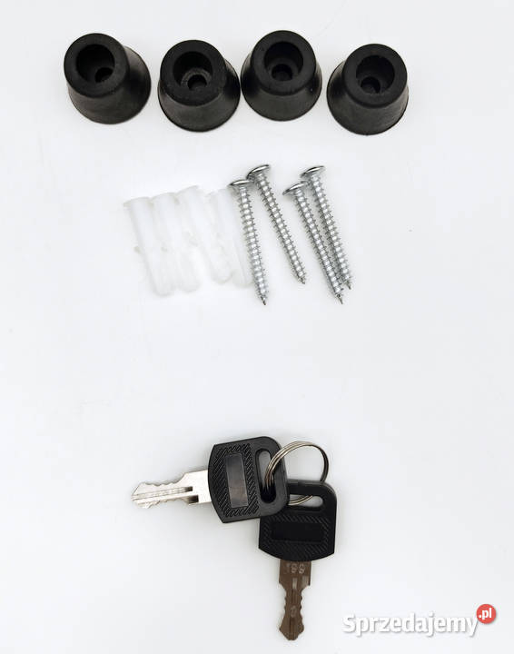 Skrzynka na listy z gazetnikiem czarna