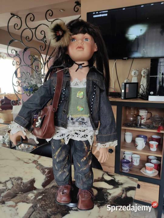 sygnowana lalka porcelanowa 60 Gorzów Wielkopolski