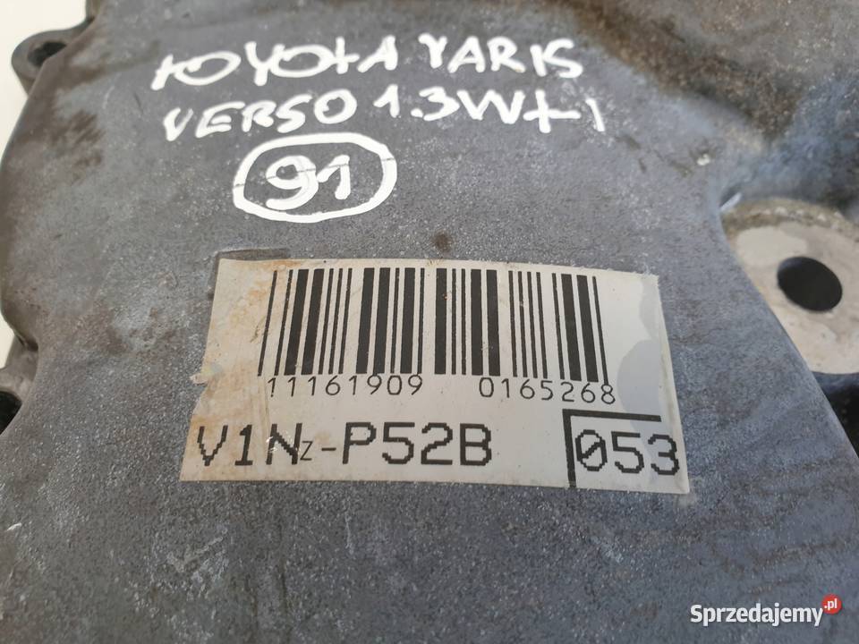 Toyota Yaris Verso 13 VVTi OBUDOWA ROZRZĄDU osobowe Chełm