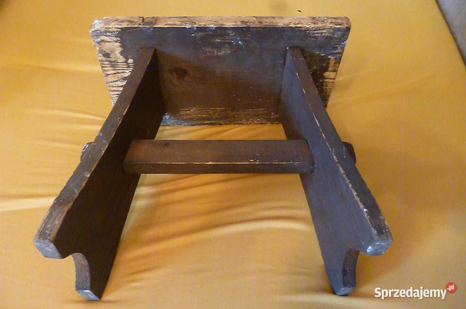 TABORET WIEJSKI DREWNIANY STARY sprzedam