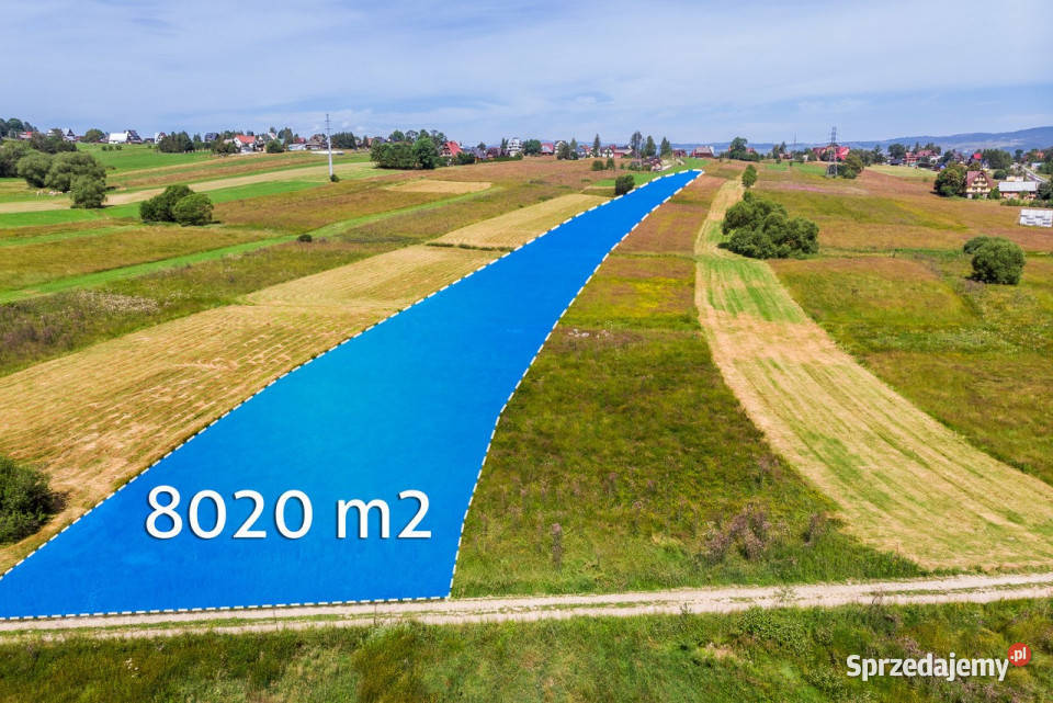 Działka Groń 8020m2 małopolskie