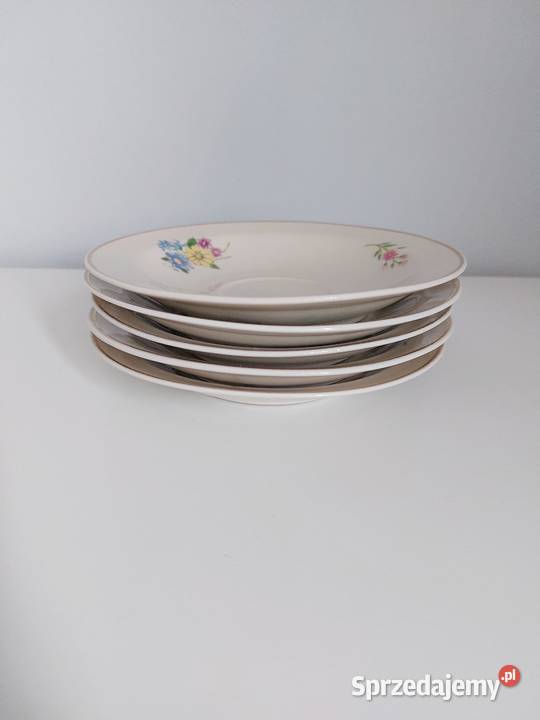 porcelana Chodzież 5 sztuk talerzyków z Poznań
