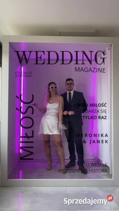 ATRAKCA WESELNA FOTO BUDKA NOWOŚĆ Śluby, wesela, przyjęcia