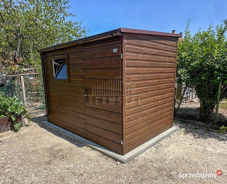 Schowek domek ogrodowy 3x2m drzwi okno dach Otwock