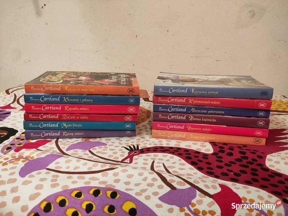 Zestaw Powieści miłosnych Barbary Cartland 12 miękka Wrocław