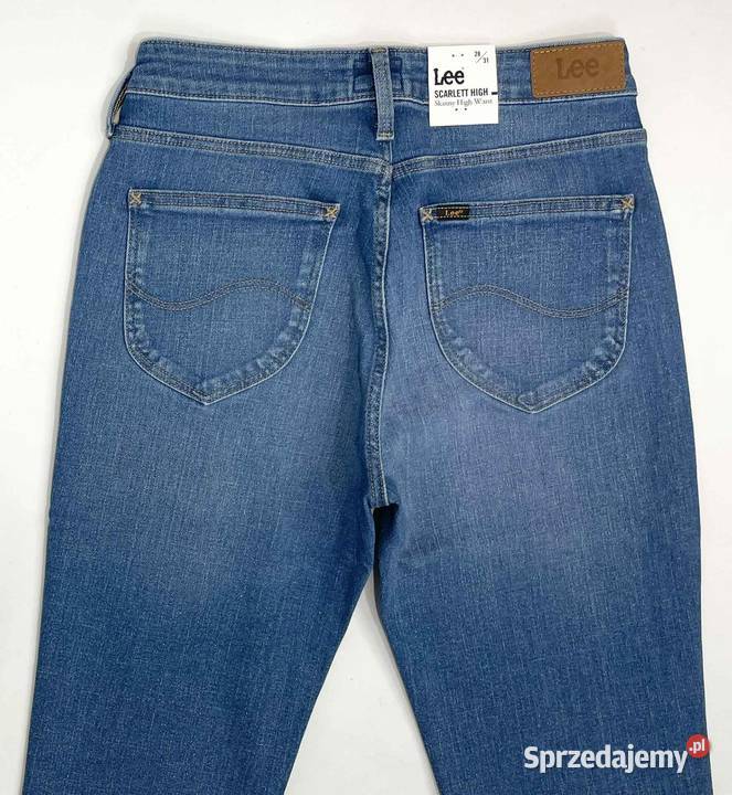 Spodnie damskie Lee Scarlett High Jaded W27 L31 mazowieckie Warszawa