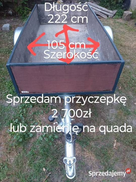 Przyczepka niemiecka zarejestrowana lubelskie Chełm