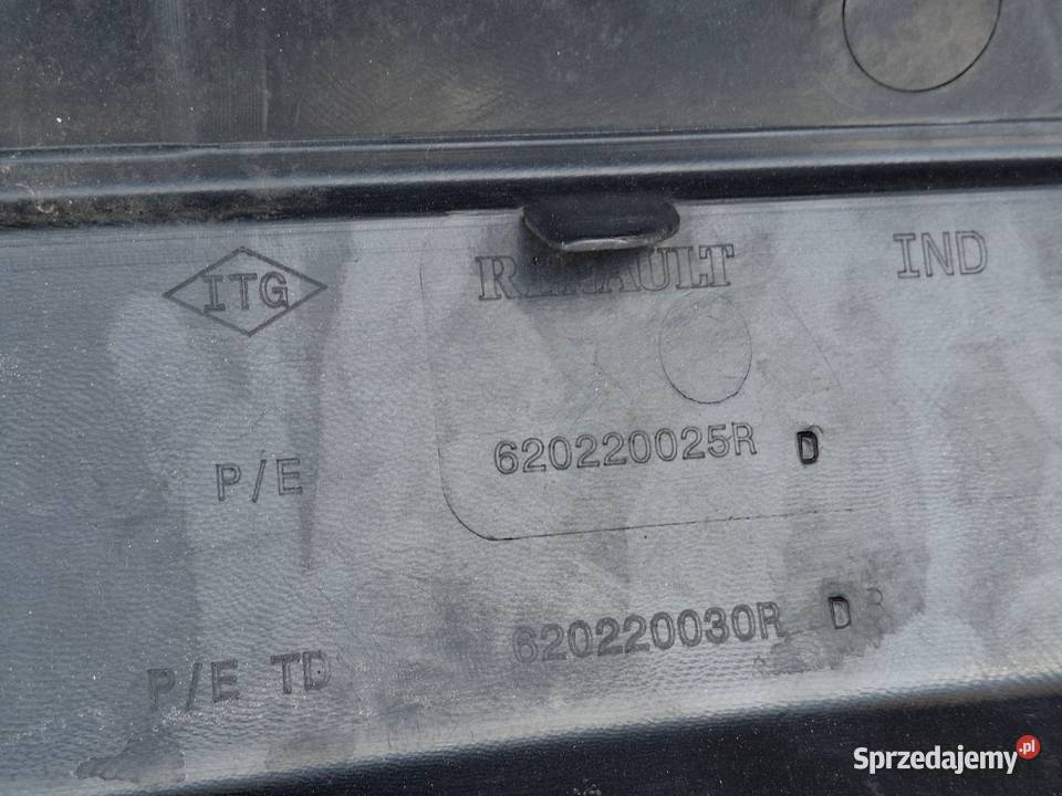 DACIA DUSTER I 1 ZDERZAK PRZÓD PRZEDNI ORYGINAŁ Kargowa