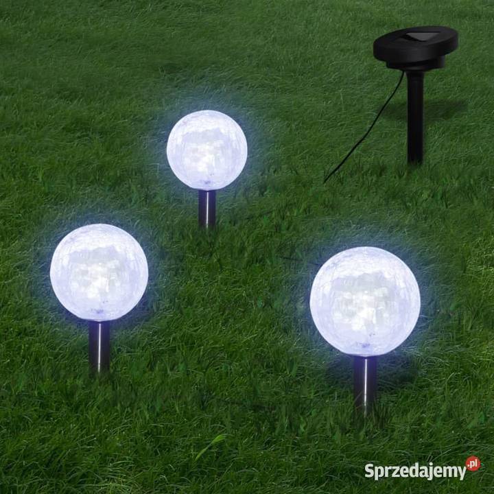 vidaXL Lampy ogrodowe ze szpikulcami i panelem Lampy ogrodowe mazowieckie Warszawa