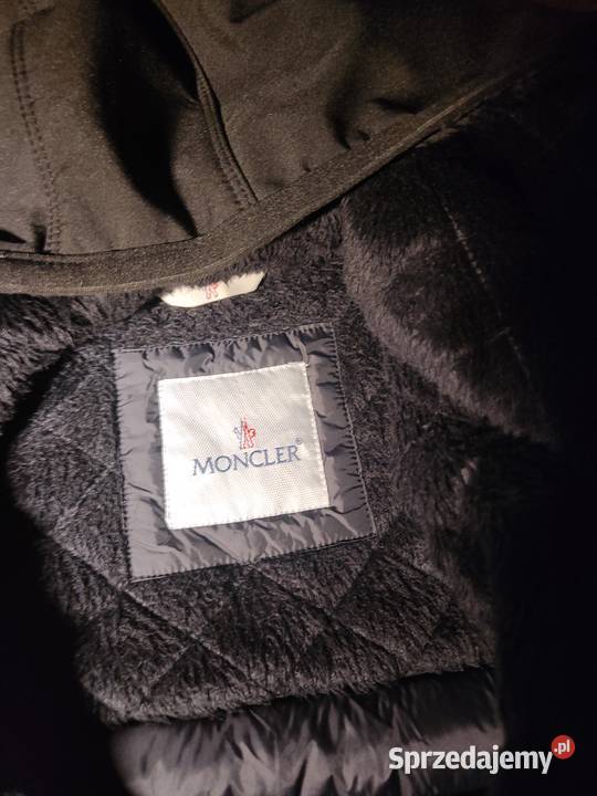 kurtka moncler rozmiar 4 MLXL czarny Poznań sprzedam