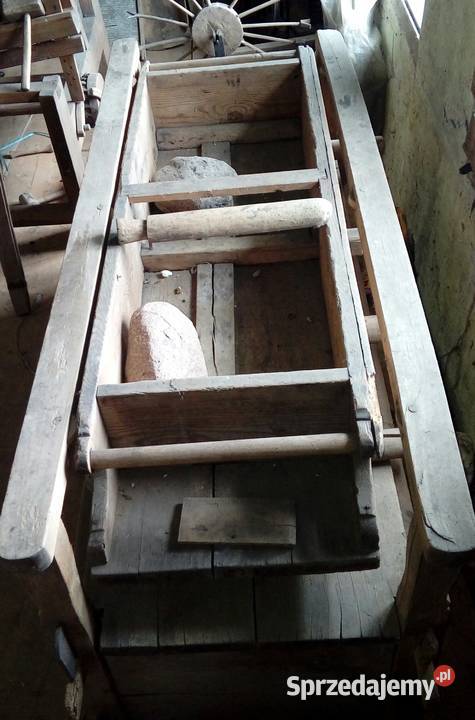 Stary zabytkowy magiel kompletny działający Pozostałe Wieluń