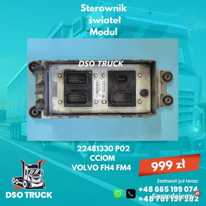 Sterownik swiatel Modul 22481330 P02 CCIOM VOLVO Zawichost sprzedam