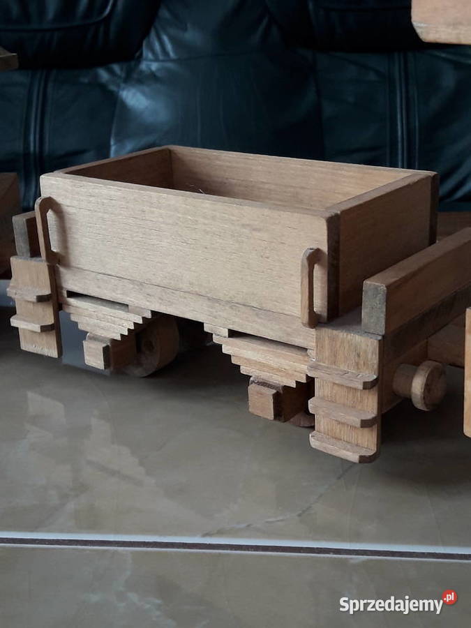 Stara drewniana kolekcjonerska kolejka Janów Lubelski sprzedam