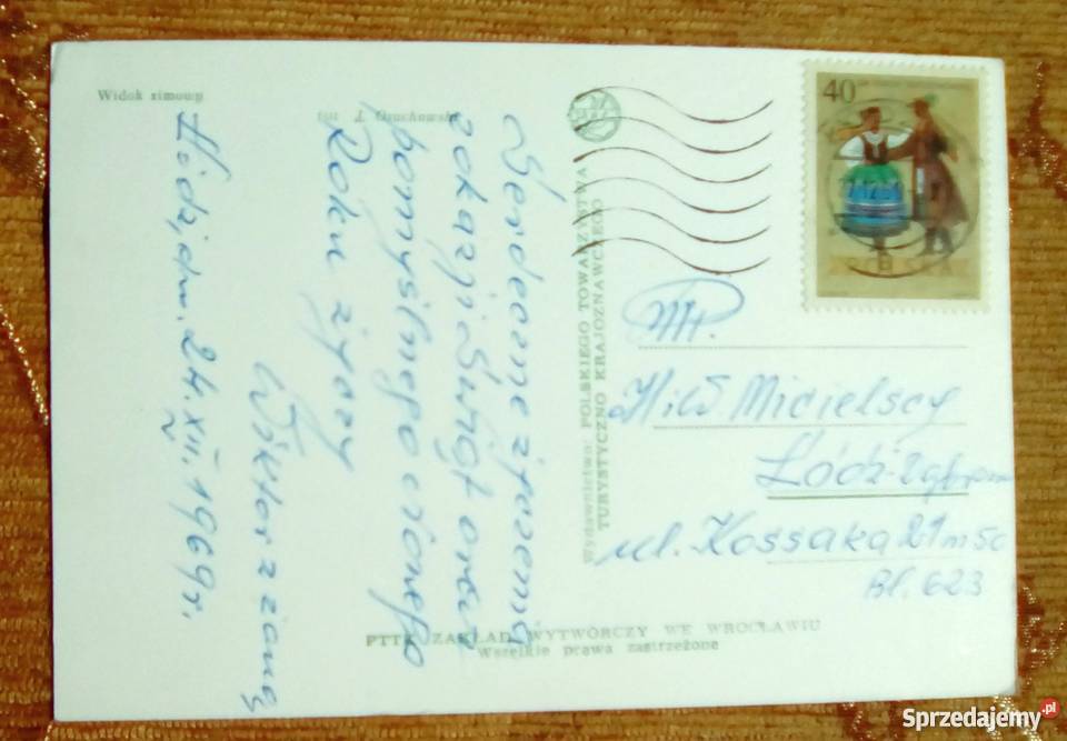 WIDOK ZIMOWY FOT OSUCHOWSKI Piszczac sprzedam