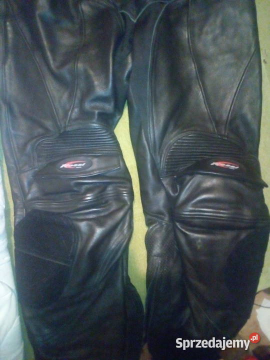 Spodnie skórzane męskie motocyklowe 36 firmy Zebrzydowa sprzedam