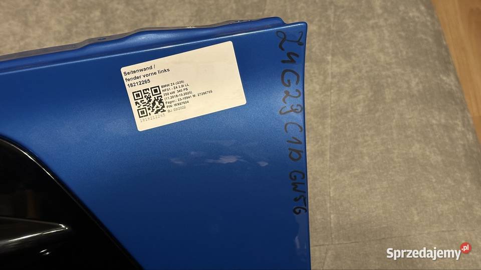 Błotniki Z4 G29 M40i C1D Kraków