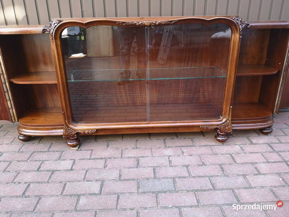 Komoda RTV ARTDECO Zjawiskowa Orzech Niska Stara Swarzędz