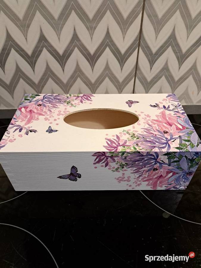 Chustcznik kwiaty motyle handmade Kędzierzyn-Koźle