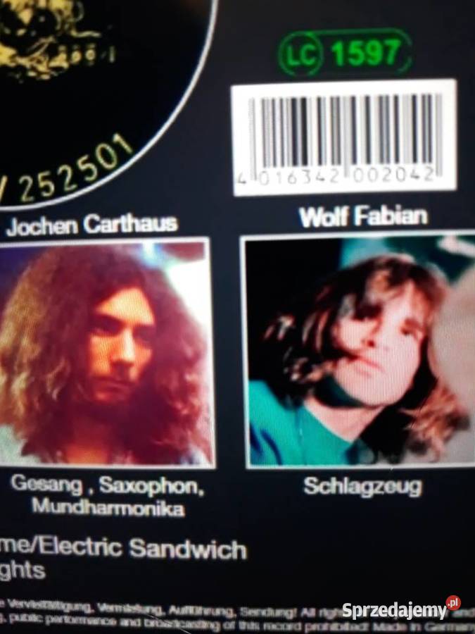 Archiwum Prog Rocka ELECTRIC SANDWICH Electric podkarpackie Rzeszów sprzedam