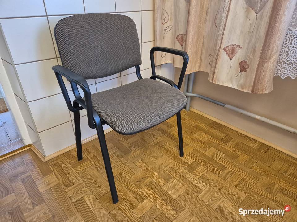 Krzesło konferencyjne tapicerowane ISO ARM Nowy